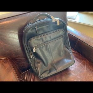 Men’s Kenneth Cole Reaction Black Leather Backpack